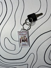 DWYANE WADE 2020-21 National Treasures Game Gear Autographs PSA 10 3x5cm KEYRING