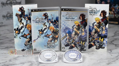 Kingdom Hearts Birth by Sleep & Final Mix PSP Game 2 Set Japan