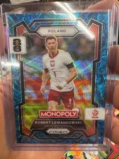 2026 Panini Prizm World Cup Robert Lewandowski Card #84 Poland BLUE WAVE