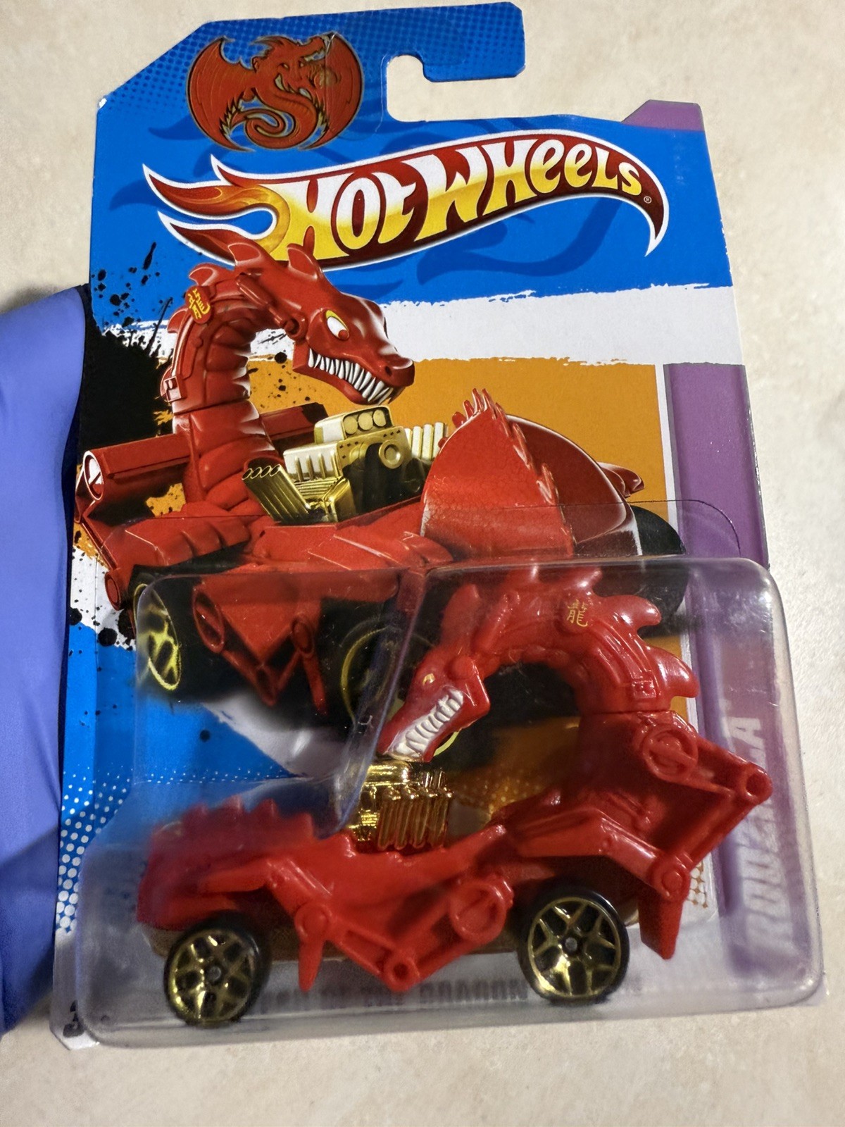 2 lot Hot Wheels 2012 Rodzilla Year of The Dragon Edition Red! MOC