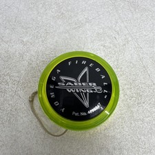 Yomega Saber Wing Yo-yo with a Brain Neon Yellow/Green Vintage 1990's