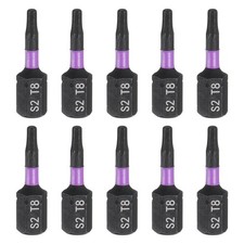10pcs T8 Magnetic Torx Screwdriver Bit 1/4 He...