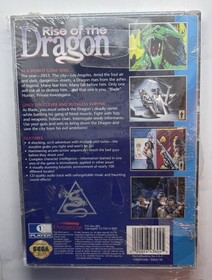 Rise of the Dragon (Sega CD, 1994) FACTORY SEALED New Old Stock NOS