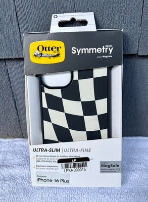 OtterBox Symmetry Series Wavy Charcoal MagSafe Case for Apple iPhone 16 Plus