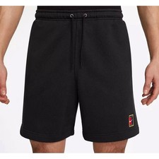 Nike Men's NikeCourt Heritage Dri-FIT Tennis Shorts Black Large HM6768-010 NWT