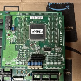 Original Not Working Street Fighter 2 Capcom ARCADE Video GAME PCB BOARD Onba-5