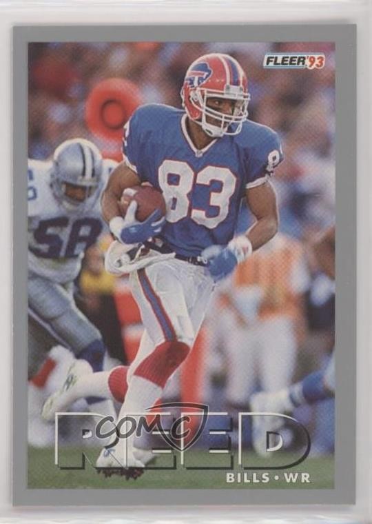1993 Fleer Shell FACT (Football & Academics: A Championship Team) Andre Reed 0q3