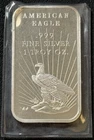 1 Oz .999 Fine Silver World Wide Mint American Eagle Silver Bar Stack Silver!!