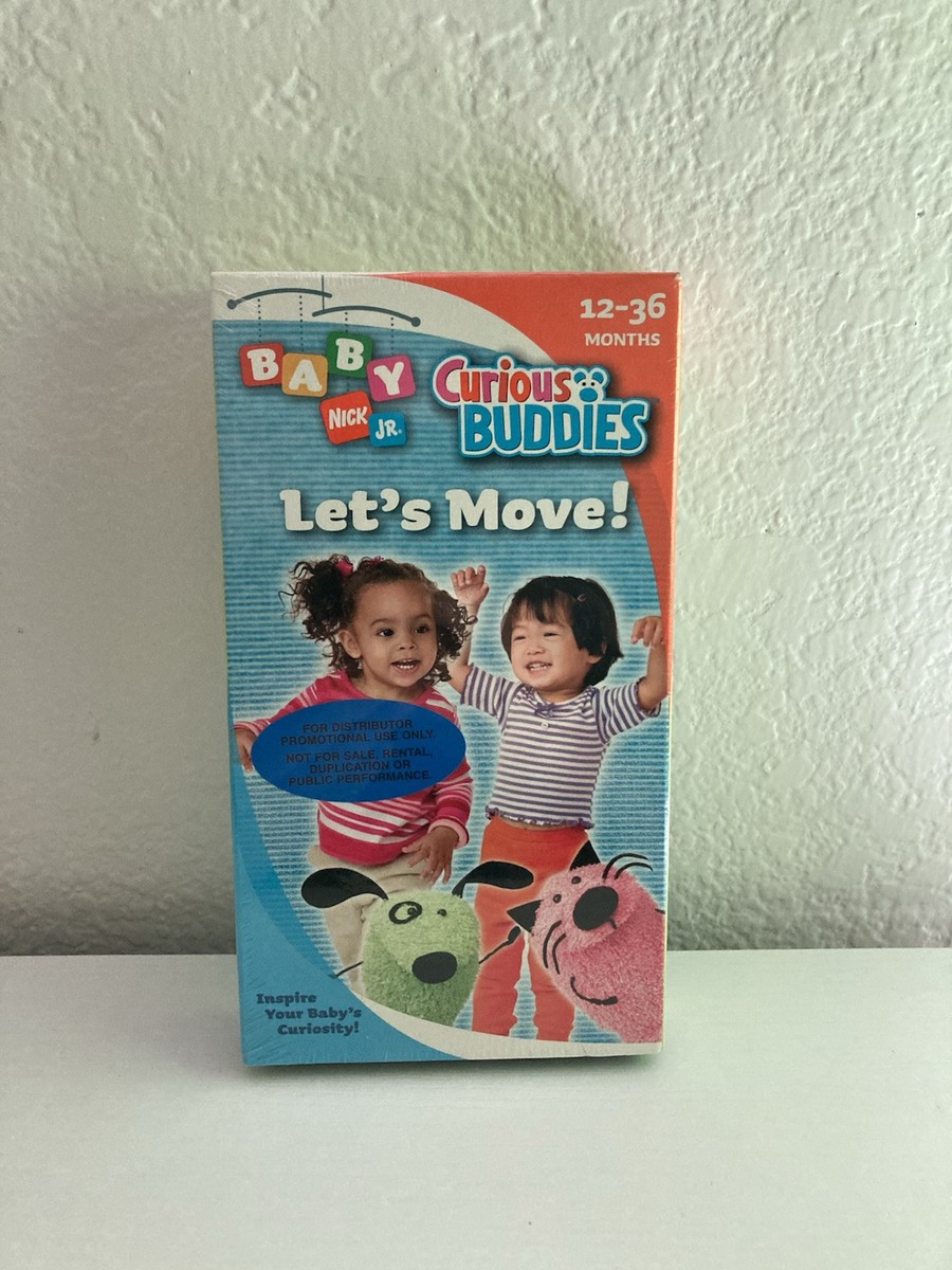 Nick Jr. Baby - Curious Buddies: Lets Move (VHS, 2005) for