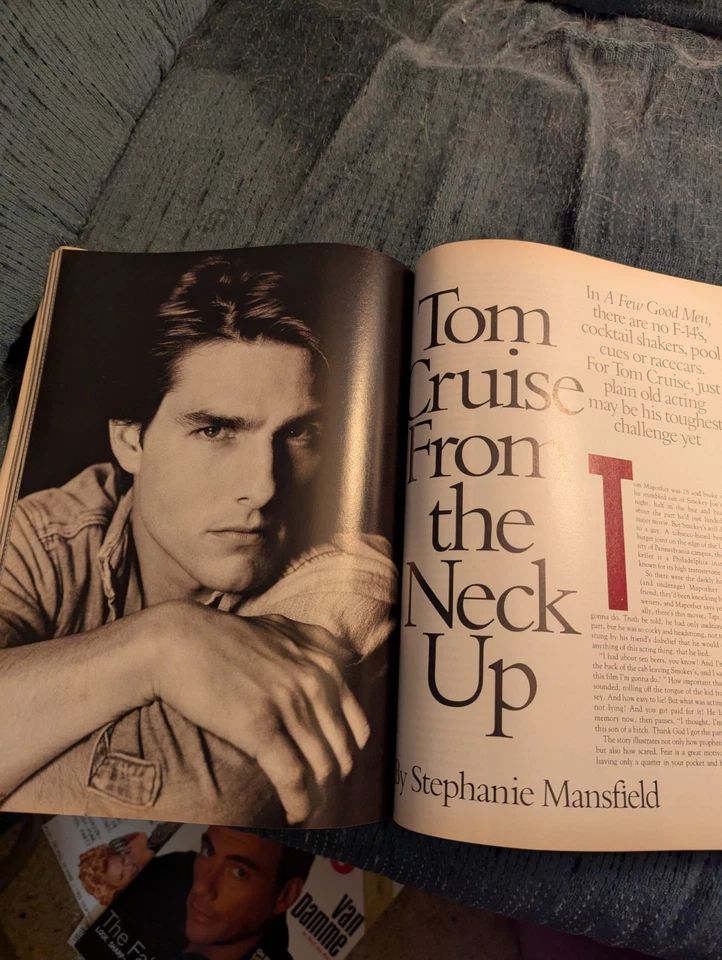 GQ Gentlemen's Quarterly December 1992 Tom Cruise Mark Messier - Image 4 of 4