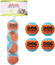 Squeaky Tennis Balls for Dogs 2.0" Small Dog Tennis Balls for Throwing and Fetch