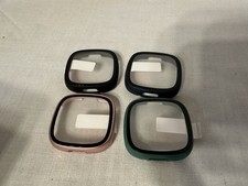Tempered Glass Case For Fitbit Versa 4 / Sense 2 Screen Protector Watch Covers