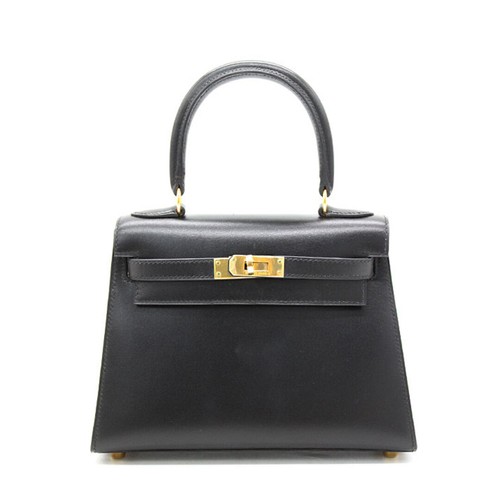 ◇Hermes Hermes ◇Mini Kelly 20 □F engraved gold bracket 2way handbag Used KIDS-0