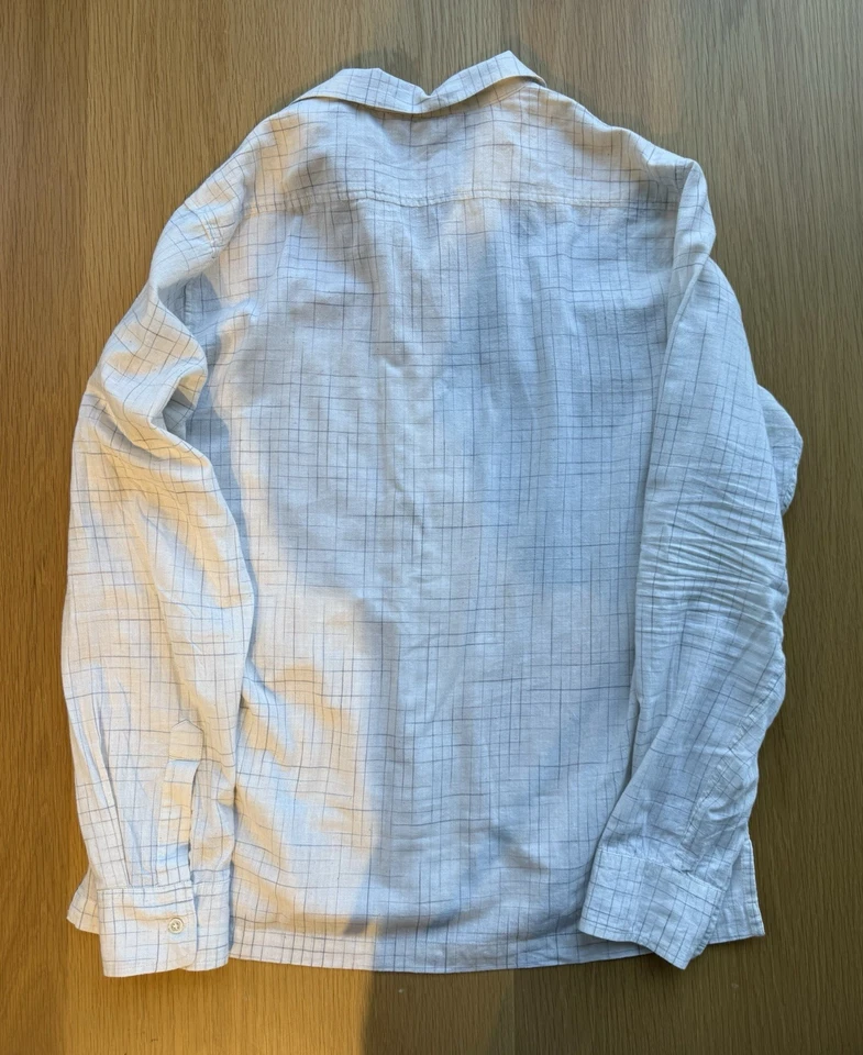 Camisa de Trabajo Informal Algodón Blanco 3sixteen Talla L Foto 4 de 4