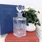 Tiffany & Co. Crystal Decanter Grenada Barware Heavy Clear Cut Ball Stopper Vtg