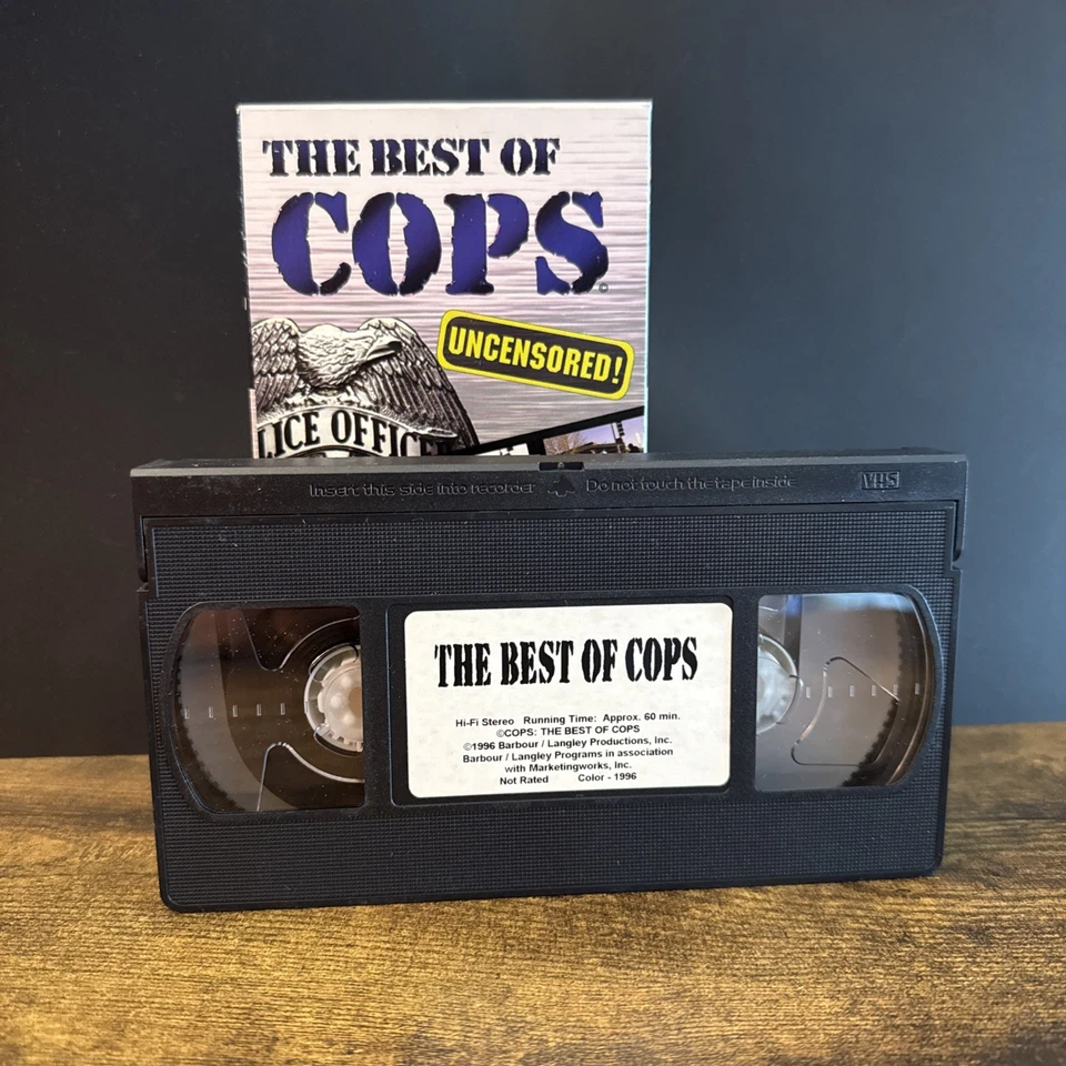 The Best Of Cops Uncensored VHS Tape 1996 - Imagem 3 de 3