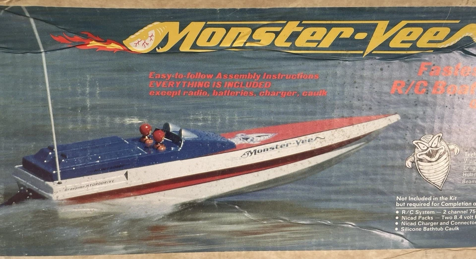 Hobby Lobby/Graupner's Monster Ever Offshore Racing Boat, Instructions, AS IS!!! - Image 3 of 4
