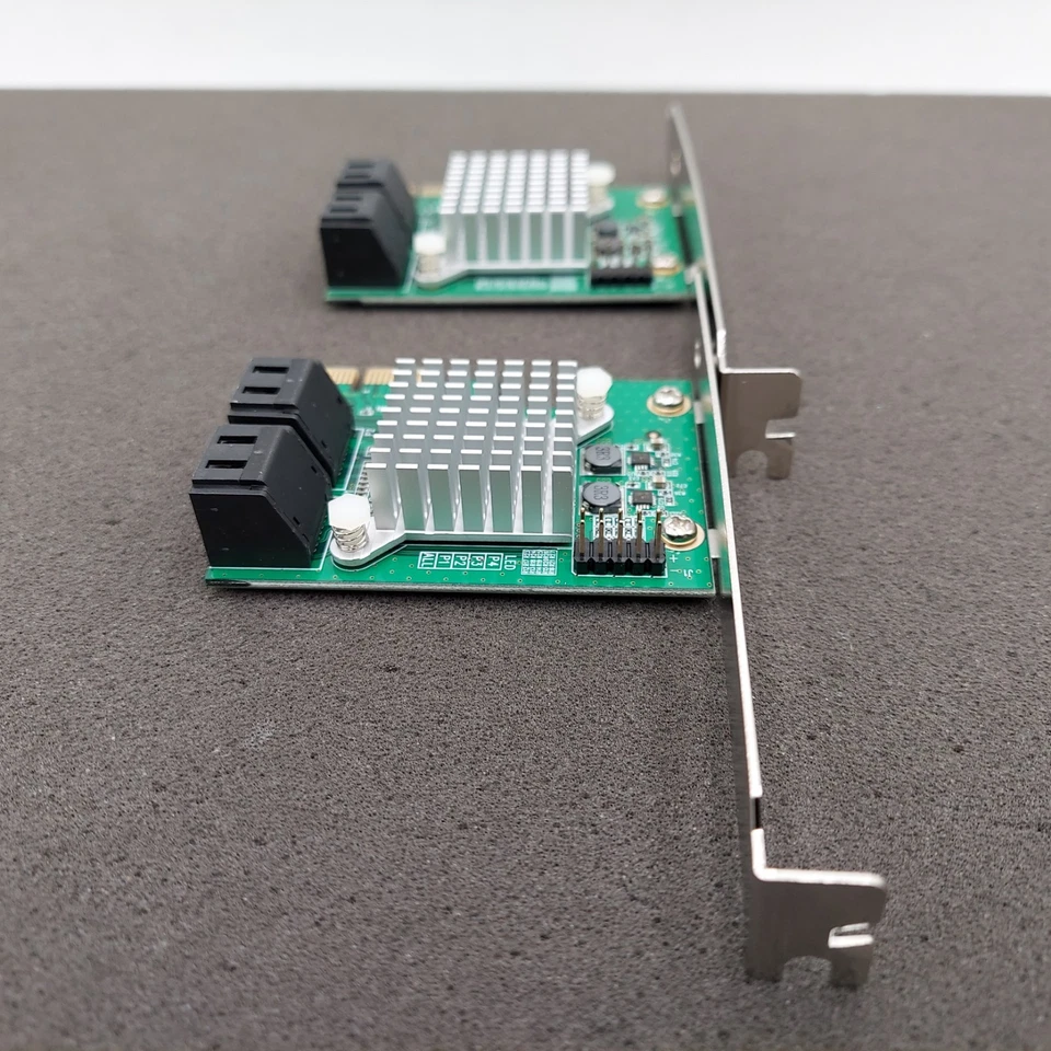 2X 4 Port PCI Express 2.0 SATA III 6Gbps RAID Controller Card HyperDuo I120-01B - Image 2 of 4