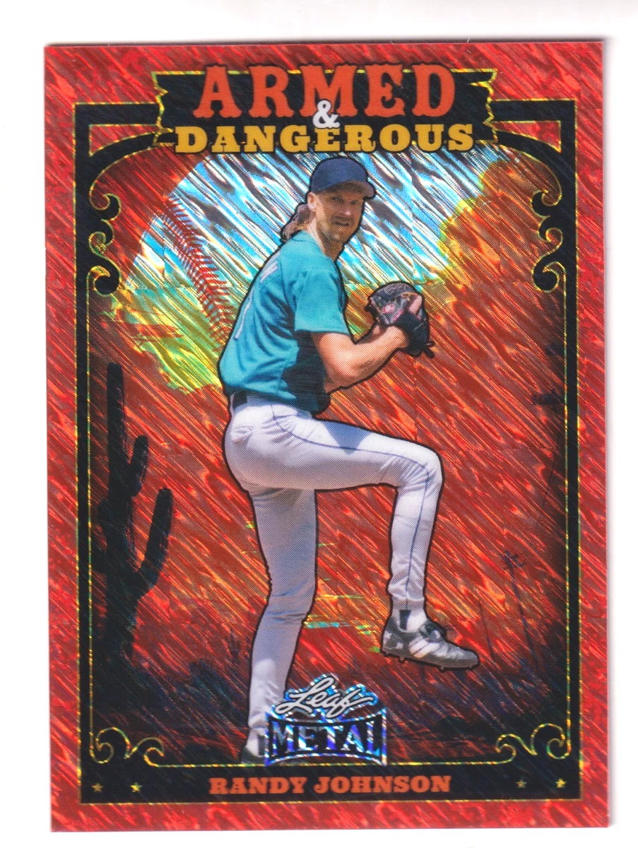 Leaf Randy Johnson Baseball Serial Numbered Sports Trading Cards