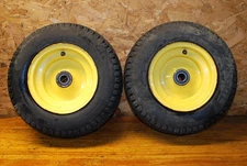 John Deere GX345 Front Tires Carlisle Turf Master 16x6.5-8 AM102887 LOW TREAD