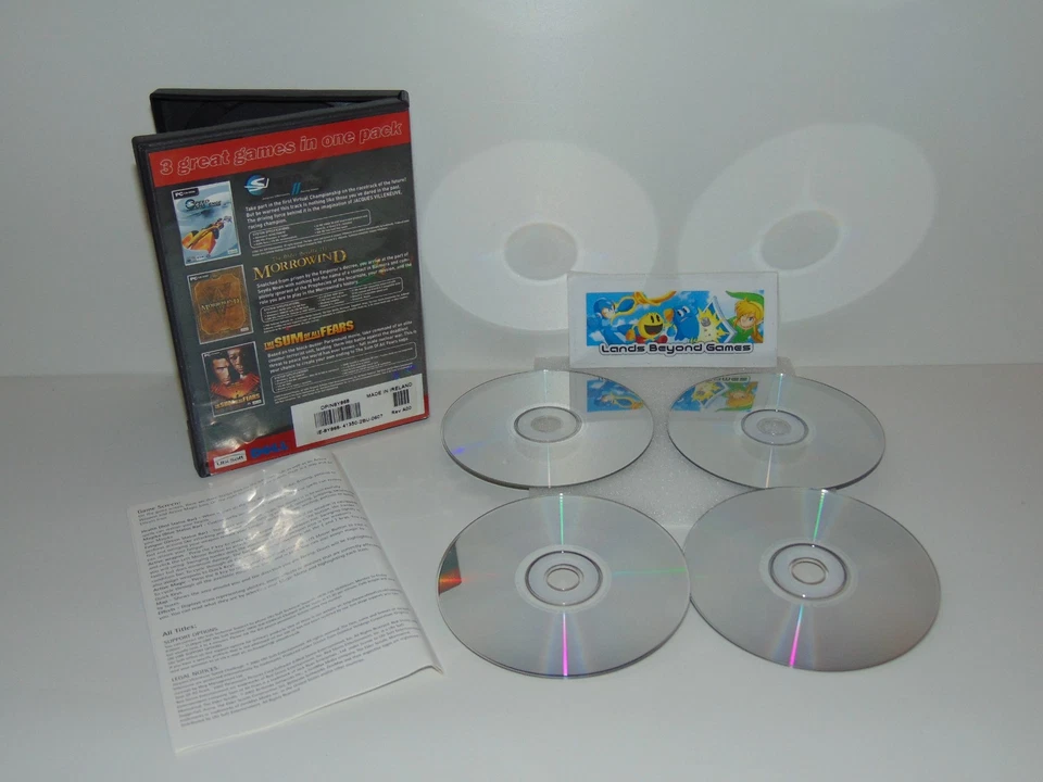UbiSoft Dell Games Pack Promo PC CD Morrowind Speed Challenge Sum of all Fears - Image 2 of 4