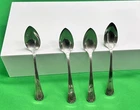 Art Decor  RW "Stag"& S Wallace Sterling Silver Monogram Flatware 4 TSP  (96g )