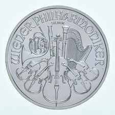 2008 Austria 1 1/2 Euro - 1 Oz Vienna Philharmonic World Coin- Silver *894