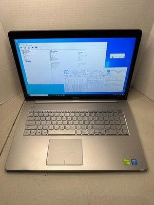 Dell Inspiron 17 7737 i7-4500U NVIDIA 750M 16GB RAM 1TB HDD Win 10 NO AC #04