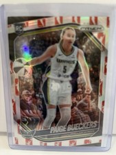 PAIGE BUECKERS 2025 Prizm WNBA SILVER WNBA LOGO PRIZM ROOKIE RC  #5