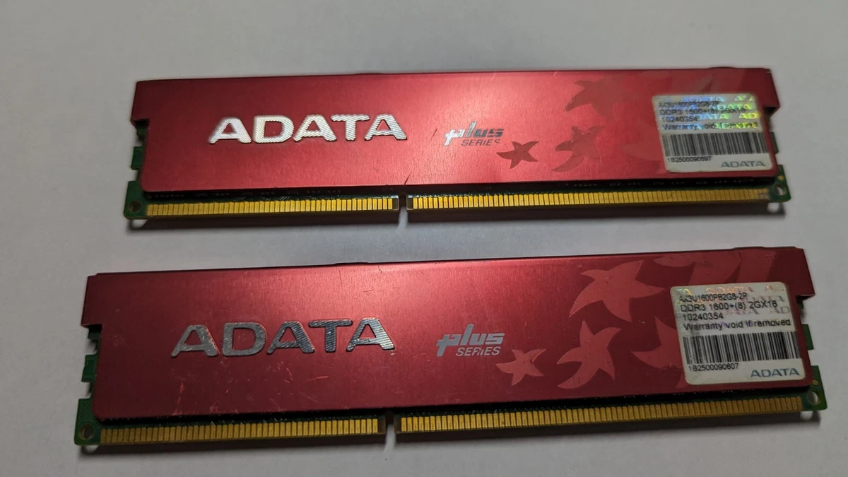 ADATA PC3-12800 (DDR3-1600) 2 GB Computer RAM 240 for sale | eBay