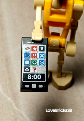 LEGO Smartphone Cellphone Apps Gas Mail Silver 8am 8pm Appointment Schedule Time
