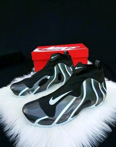 SIZE 11 MEN'S NIKE AIR FLIGHTPOSITE BLACK TOPAZ BLUES AO9378 001 BASKETBALL 192499266552 | eBay