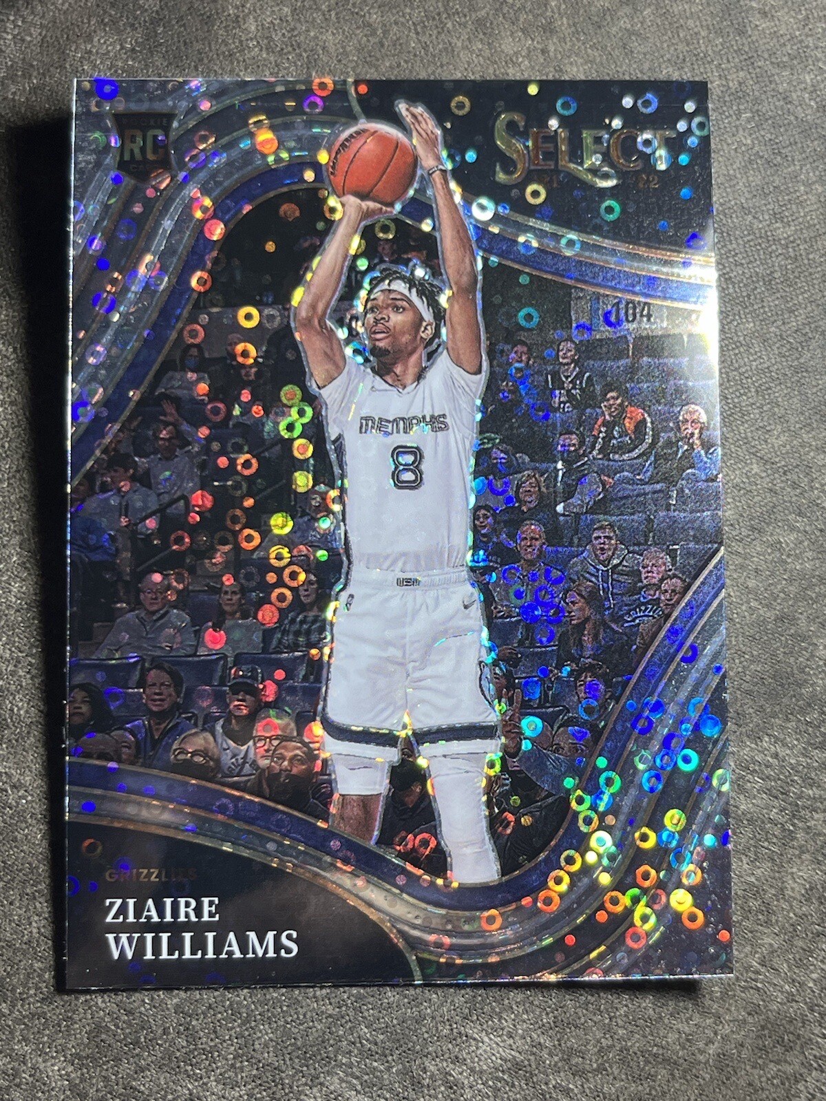 2021 Panini Select Courtside Ziaire Williams Disco Prizm