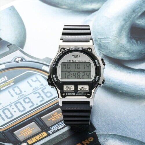 Timex IRONMAN 8LAP METAL Japan Limited Watch SILVER Color Timex IRONMAN 8LAP METAL Japan Limited Watch SILVER Color