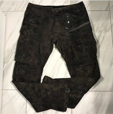 G-Star Raw Men's Rovic Zip Regular Tapered Cargo Pants Gray 220 New