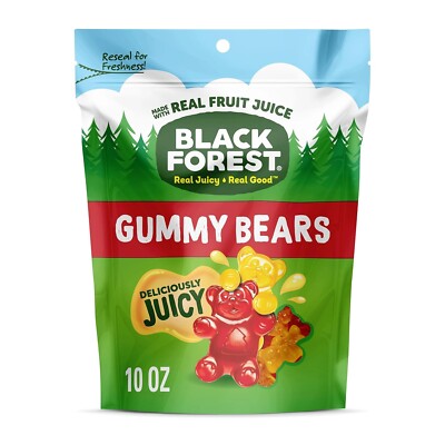 Gummy Bears, Fruit Flavor, Deliciously Juicy, 10 oz