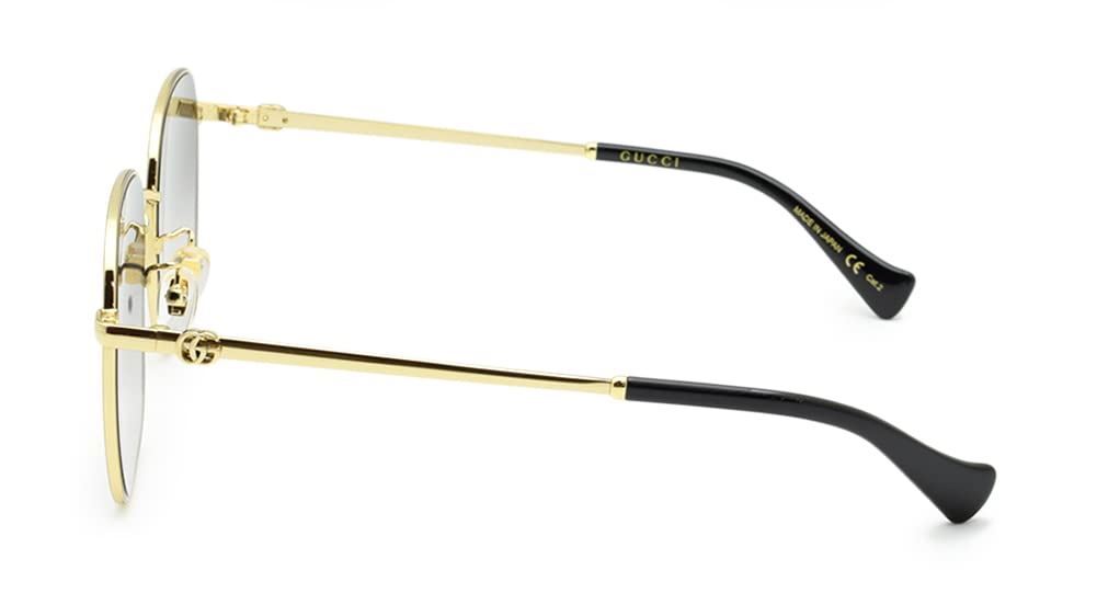 GUCCI-GG1142SA 001 Square Sunglasses Gold Gray Gradient | eBay
