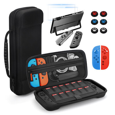 Switch 2 Carrying Case for Nintendo Switch 2 Protective Cover Screen Protector