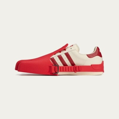 靴 adidas by Avavav 23cm Avavav × adidas Superstar Superfinger Better Scarlet Off White