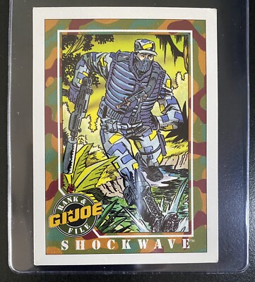 RARE VINTAGE GI JOE IMPEL TRADING CARD # 20 SHOCKWAVE 1991 HASBRO G.I. JOE