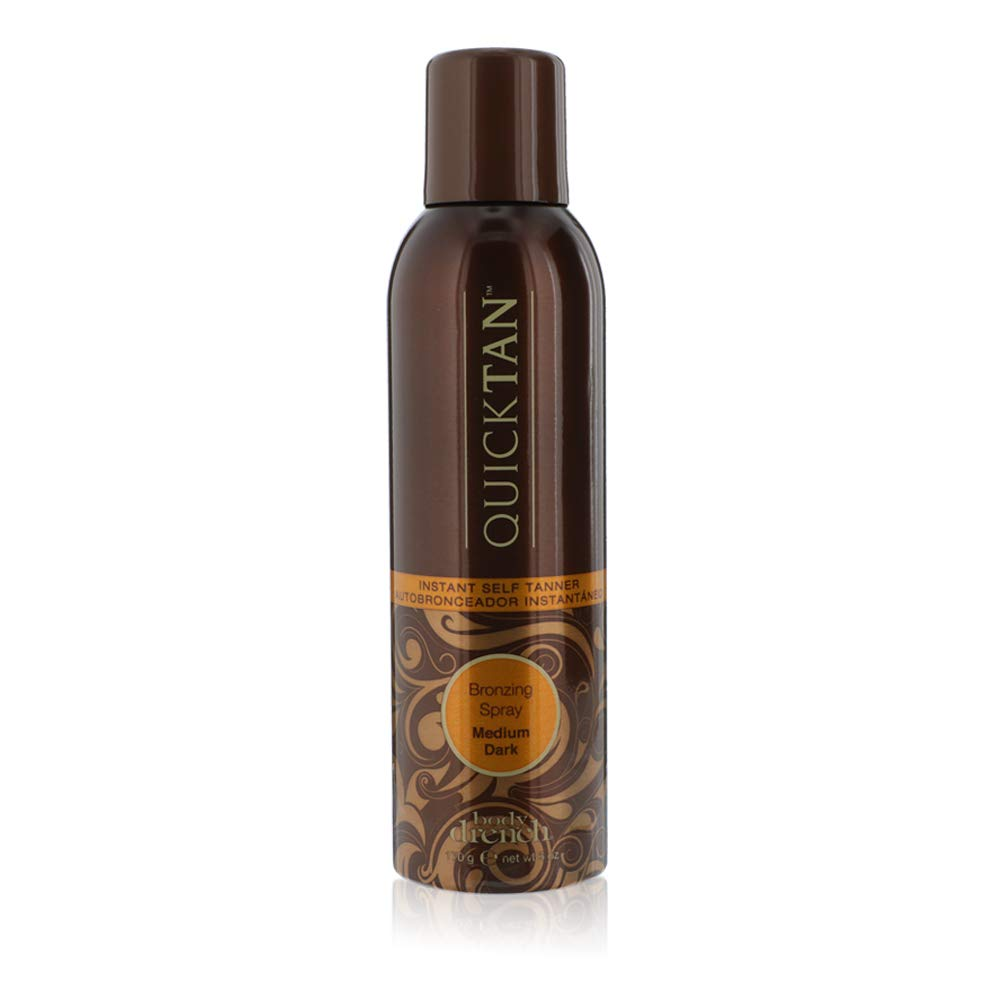 Quicktan Instant Self Tanner Bronzing Spray, Salon-Quality Medium/Dark Tan