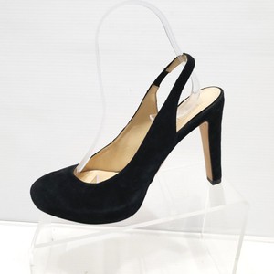 black platform slingback heels