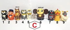 Select any Mini Nesting doll * 5 pcs/1.5" * Cats; Chicken; Cheburashka; Cow (C)