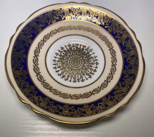 Vintage Paragon China Cobalt Blue Gold Ornate Lace Teacup & Saucer England - Picture 9 of 23