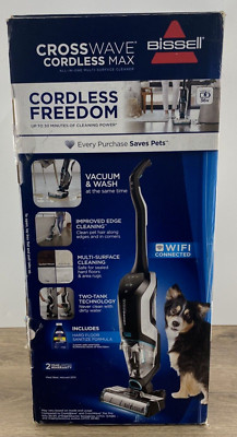 BISSELL CrossWave  Cordless Max All-in-One Multi-Surface Cleaner Vacuum, New L1