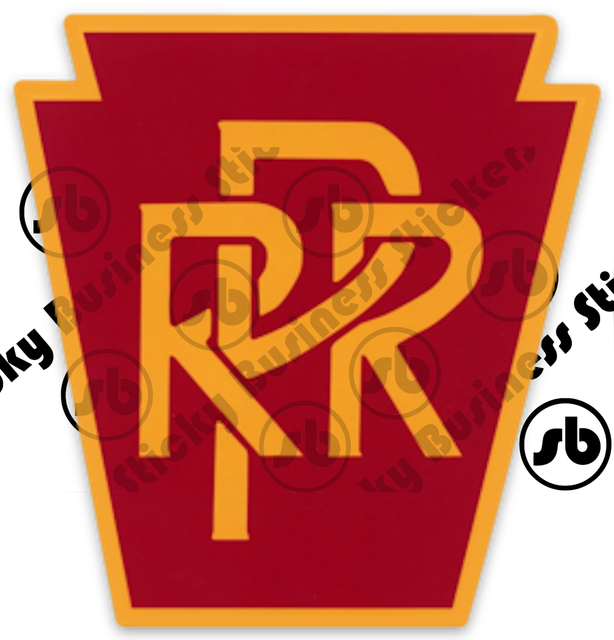 Model Trains Railroad Pennsylvania Railroad Logo 3 inch Vinyl Sticker