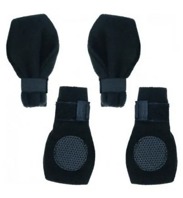 Lookin Good Arctic Fleece BOOTS for Dogs Large Black Indoor Use 120BLG