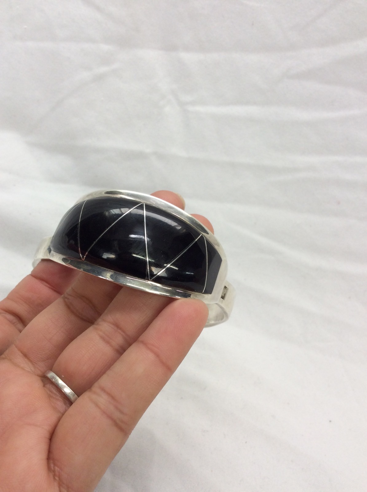 Stunning statement Vtg Artisan Studio Sterling si… - image 6