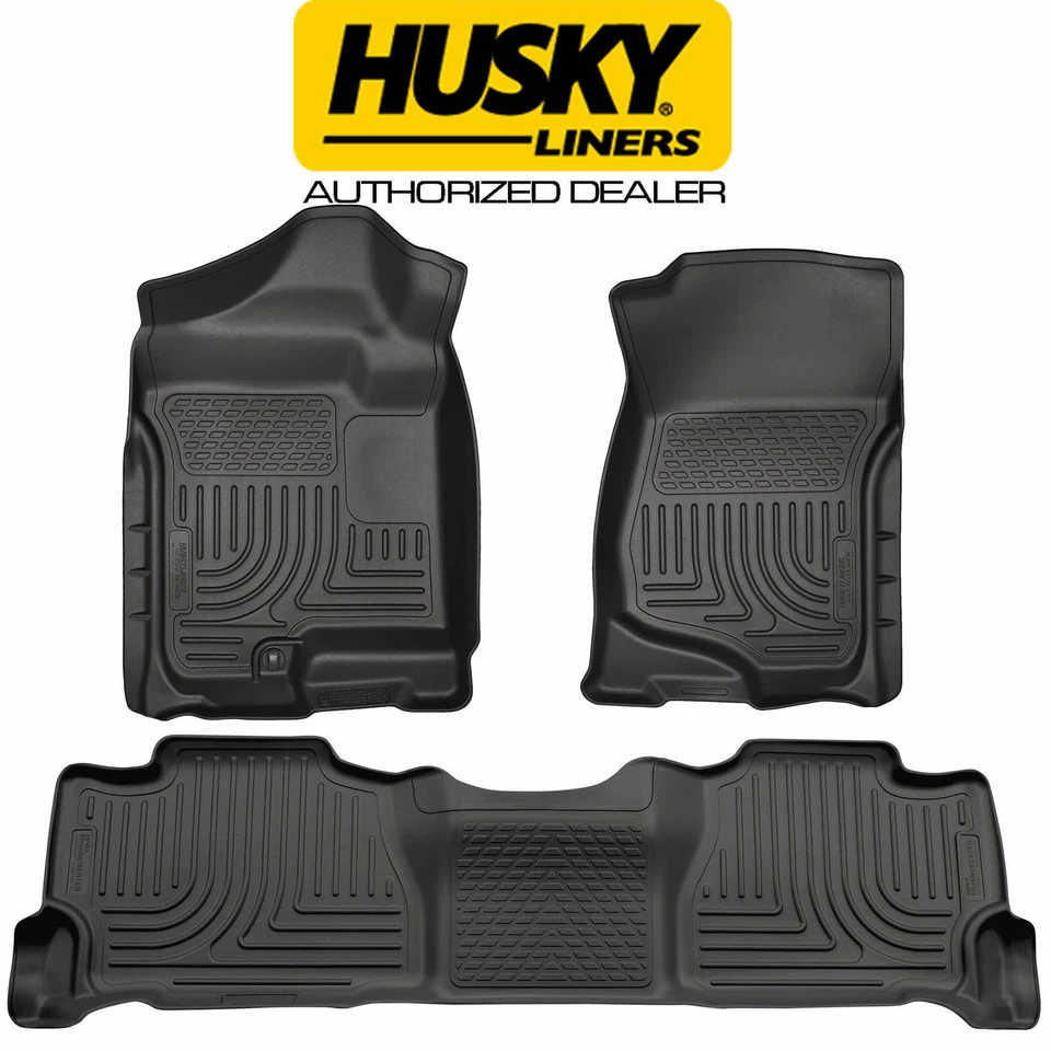 Alfombrillas HUSKY CHEVY TAHOE GMC YUKON ESCALADE WeatherBeater forros negros 98251 Foto 2 de 4