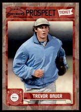 2011 Playoff Contenders Prospect Ticket Trevor Bauer RC /299 Dbacks #RT8